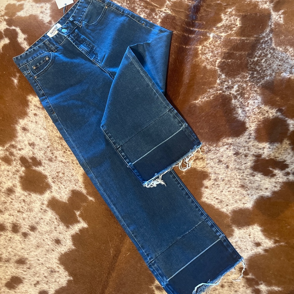 NWT anthro EVIDNT DENIM MALIBU FLARES